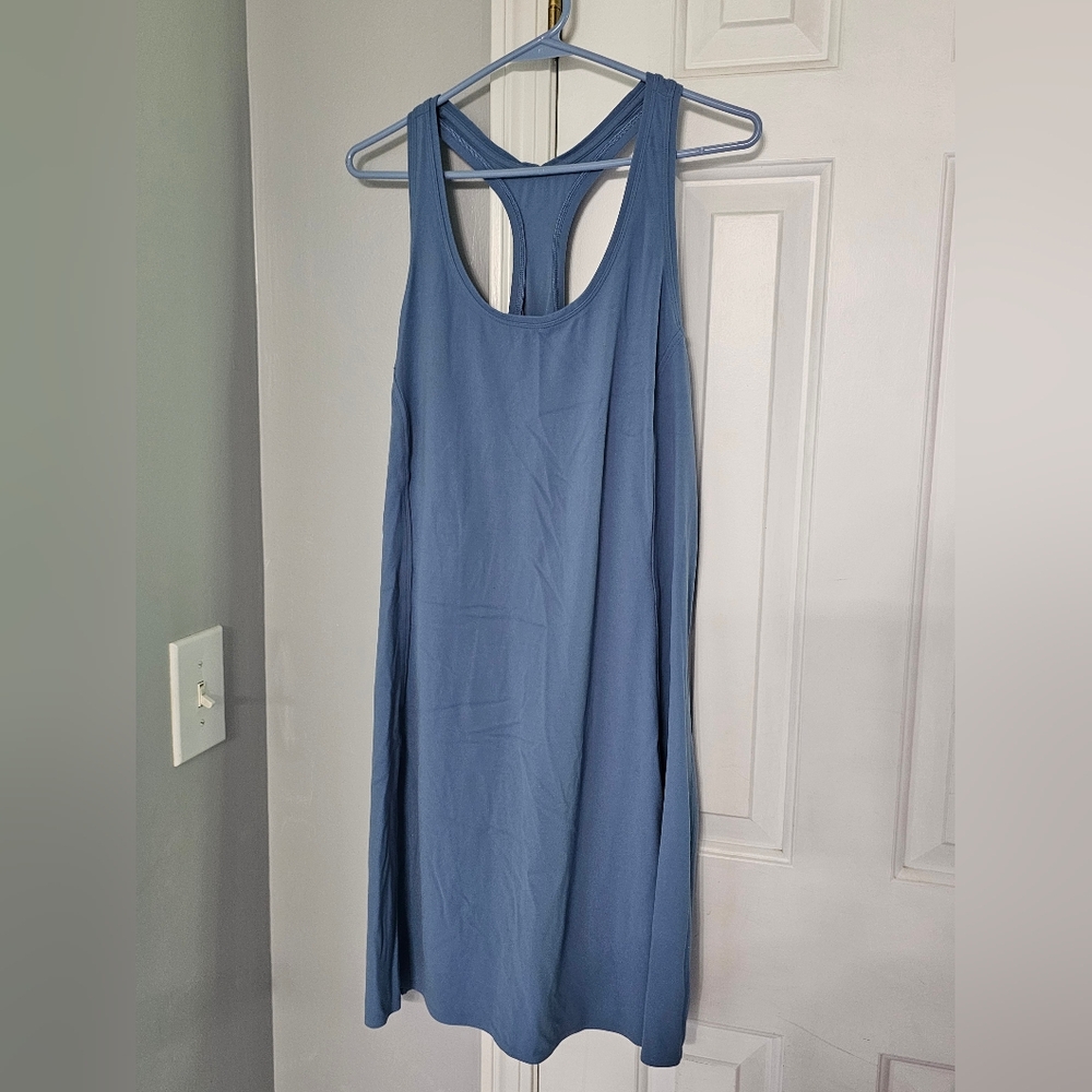 Athleta Blue Halter Sundress